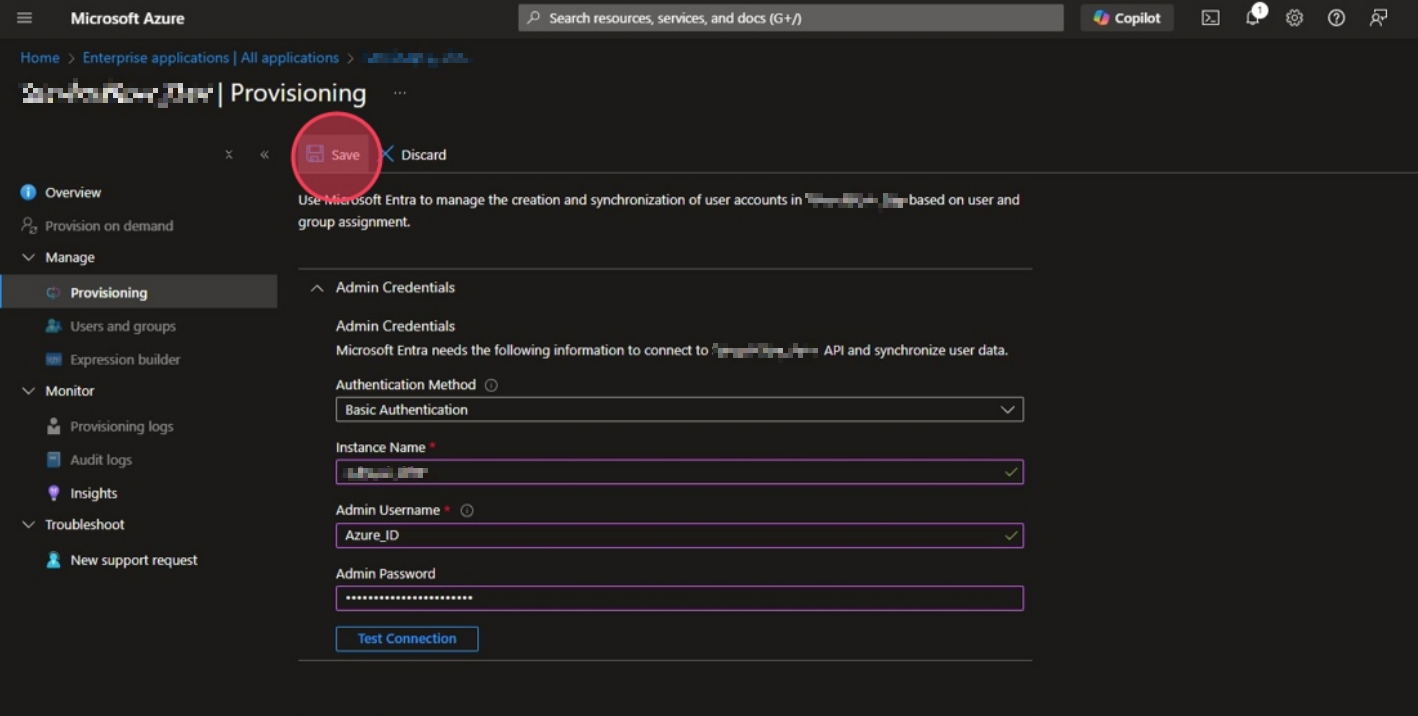 Configuring Admin Credentials
