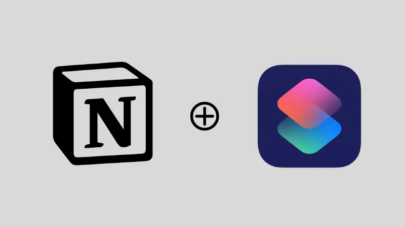 Notion x Siri Shortcut