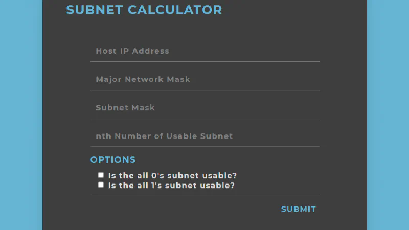 Subnet Calculator